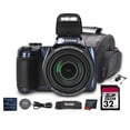 thumbnail image 1 of Kodak PIXPRO AZ528 Digital Camera (Blue) (AZ528MB) + 32GB Card + Bag + Cloth, 1 of 6
