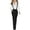 Black, variant on Women's Loose Fit Suspender Pants Overalls Jumpsuits with Pockets Brown 2XL