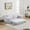 Gray + Foam, variant on Corduroy Cloud Double Sofa, 2-in-1 Convertible Sofa Bed, Comfortable Boneless Double Sofa, Suitable for Living Room, Apartment, Small Space Black