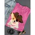 thumbnail image 3 of Pirate Corgi Art T-Shirt Women -Image by Shutterstock, Female Small, 3 of 4