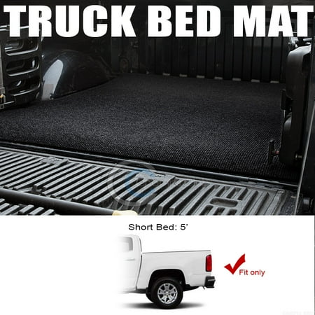 R L Racing Black Truck Bed Cargo Box Trunk Floor Rug Mat Carpet 15