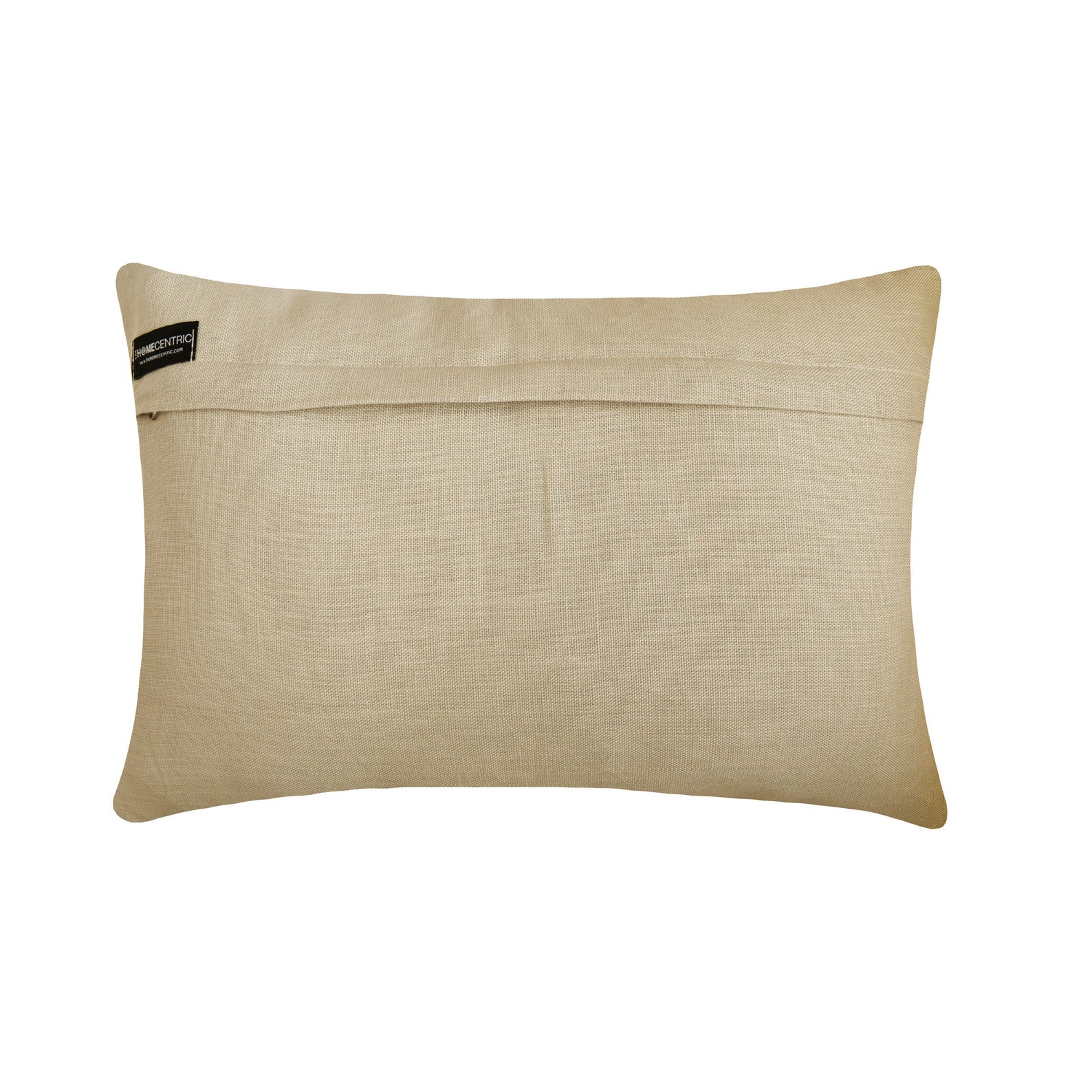 Decorative Brown 12"x26" (30x65 cm) Lumbar Pillow Cover, Velvet Patchwork & Color Blocking Oblong Pillow, Patchwork Pattern Modern Style - Velutinous Brown