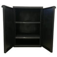 thumbnail image 4 of Hyper Tough Plastic Garage Cabinet 2 Shelf 18.5Dx25.47Wx35.43"H, Black Finish, 4 of 8
