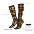 thumbnail image 5 of Knee High Socks for Women Tartan Plaid Scottish Long Tube Sock Uniform Socks, 5 of 7