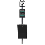 The Gladiator Dog Waste Station / Tie-Handle Roll (Black)