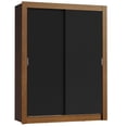 thumbnail image 1 of Ropero Closet Madesa Denver 2 Puertas Corredizas Marrón/Negro, 1 of 9