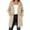 *Khaki, variant on VBVC Women's Long Hooded Zip Up Sweatshirt , Casual Drawstring Waist Coat For Women , Ladies' Fall Midi Outerwear with Pockets, Khaki , S-2XL