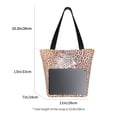 thumbnail image 3 of Balery Leopard Brown Bolsa de Hombro con Diseño, Bolsa Grande y Duradera, Bolsa Versátil para Compras, 3 of 6