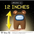 thumbnail image 4 of Among Us Plush Buddy Brown Bear Crewmate 12" Doll Soft Pllow Gaming PMI International, 4 of 7