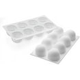 thumbnail image 2 of Silikomart Truffles70 Silicone Mold with 8 Cavities, Each 2.04 Inch Diameter x 1.77 Inch High, 2 of 2