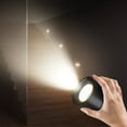 thumbnail image 3 of Dosaele LED Wall Sconce, Wall Mounted Lamp with Rechargeable Battery Operated USB Port 3 Color Temperature & 3 Brightness Level 360°Rotate Magnetic Ball, 3 of 5