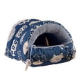 thumbnail image 2 of Guinea Pig Cave Bed, Small Animal Washable Cage Accessories Pet Hideout Bed House Anti-Slip for Hamsters,Chinchilla and Hedgehogs, 2 of 8