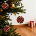 thumbnail image 4 of Christmas Ornament Set, Assorted Shapes, Painted Decorations, Candy Cane Design, for Holiday Tree Decorating, Home Festive Display, Party Decoration, 30 Count, Pink, by Ihhxbs, 4 of 9