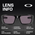thumbnail image 4 of Oakley OO9096 Fuel Cell Rectangle Shaped Non-Polarized Sunglasses for Men - Includes Official Eyewear Kit - Polished Black Frame with Prizm Grey Lens, 4 of 7