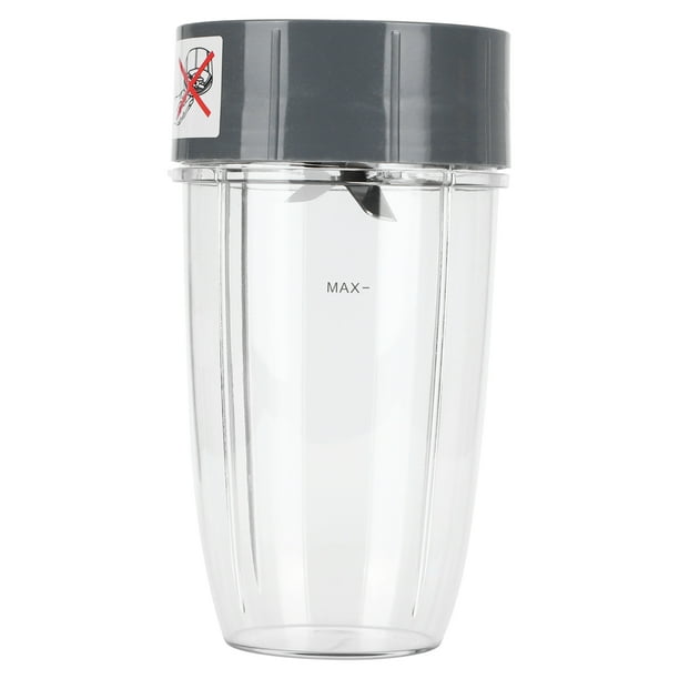 Repuestos para licuadora, vaso de 24 oz con cuchilla extractora de repuesto, compatible con licuadoras de 600 W y 900 W.