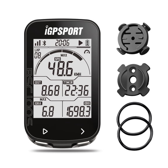 iGPSPORT BSC100S GPS Bike Computer, Wireless 2.6'' Bluetooth ANT  Waterproof Cycling Computer