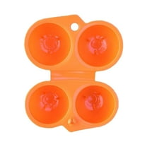 Portable Egg Storage Box Orange Clearance! Kaireo Egg Egg Holder 2 Girds Egg Leakproof Shockproof Plastic Egg Container with Buckle Portable Egg Storage for Kitchen Camping Picnic