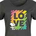 thumbnail image 3 of Peanuts - Rainbow Love Scribble - Women's Any Way Dress, 3 of 6