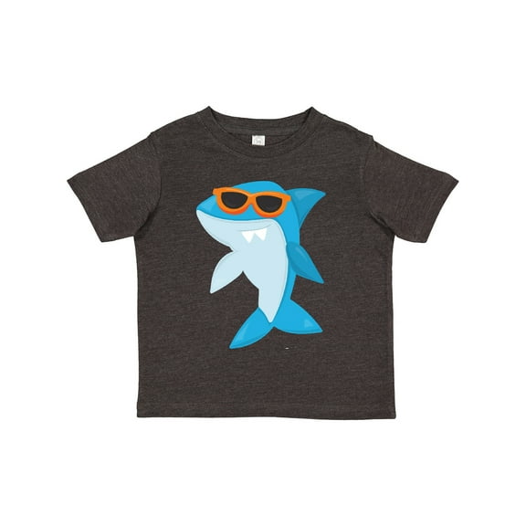 Inktastic Cute Shark, Cool Shark, Shark with Sunglasses Boys or Girls Toddler T-Shirt