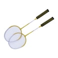 thumbnail image 1 of 1 Pair Badminton Racquet Set, Badminton Set Professional Alloy Badminton Racket with 3 Shuttlecocks Carrying Bag for Beginner Adult, 1 of 7