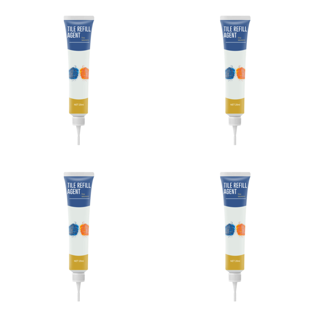 Pegamento de relleno impermeable para azulejos, porcelana, agente reparador de grietas de lechada (20 ml)