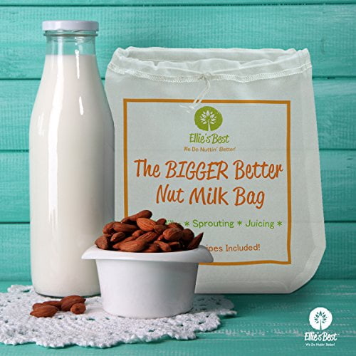Food Strainers 2 Pcs Pro Quality Nut Milk Bag Big 12"X12" Commercial Grade 