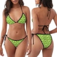thumbnail image 3 of Balery Daisies Flowers Pijama Estampado Bikini de Dos Piezas para Mujer - Conjunto de Bikini Ajustable Sexy y Cómodo para Playa, 3 of 6