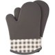 thumbnail image 1 of 28*18cm-gris-gants De Four Rsistants La Chaleur Avec Doublure En Coton Et Supports De Casserole En Silicone Pour Cuisine, Cuisine, Cuisson, Barbe, 1 of 5