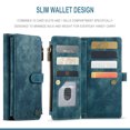 thumbnail image 5 of for Samsung Galaxy A53 5G Case Wallet for Women and Men, Samsung Galaxy A53 5G Case, PU Leather Magnetic Flip Strap Wristlet Zipper Card Holder Wallet Business Phone Cover for A53 5G, Blue, 5 of 6