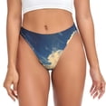 thumbnail image 1 of Balery Western Desert Cloud Cowboy Tangas de Algodón para Mujer con Estampado – Ropa Interior Sexy, Transpirable, G-string-3X-Large, 1 of 6