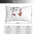 thumbnail image 4 of Fundas de almohada de Los Aristogatos, fundas de almohada mullidas súper suaves y acogedoras con cremallera, 20 x 30 pulgadas, dormitorio, sofá, sillón, funda de almohada para todas las estaciones, 4 of 8