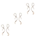 thumbnail image 2 of XmhyTop-A Earrings Wedding Prom Party Jewelry Gifts-Rose gold, 2 of 4