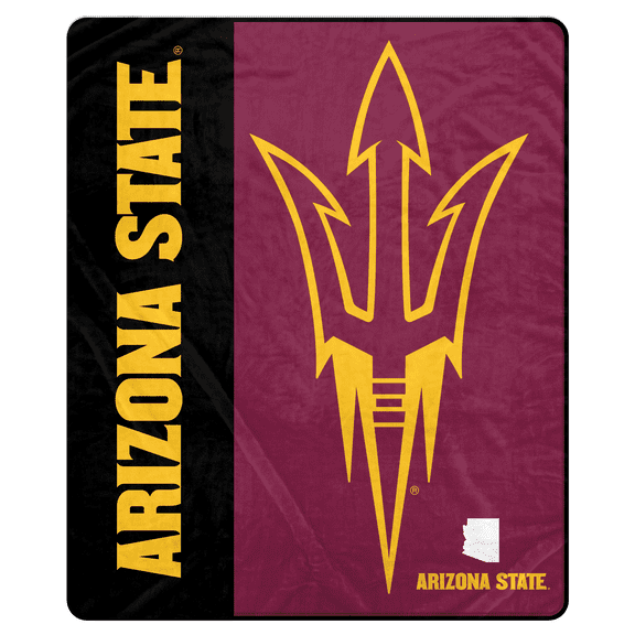 NCAA Arizona State Sun Devils 50x60 Inch Ultra Soft Tailgate Throw
