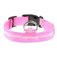 thumbnail image 2 of Collar Para Perro Con LED A Batería, Collar De Nailon Con Brillo Intermitente L Rosa SM SunniMix Collar luminoso, 2 of 8