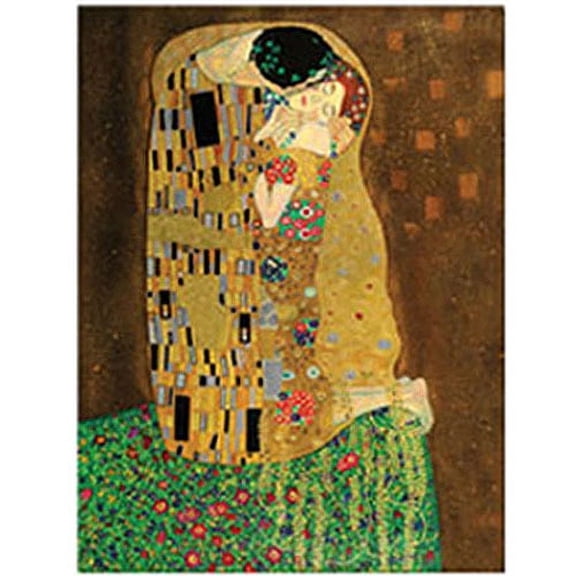 Trademark Fine Art "The Kiss" Canvas Art by Gustav Klimt, 18x24