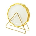 thumbnail image 2 of Juego de platos de 6x, plato de , plato de aperitivo elegante reutilizable, vajilla, plato de residuos de residuos, plato para servir para cocina Beige, 2 of 9