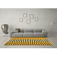thumbnail image 3 of Ahgly Company Indoor Rectangle Abstract Yellow Contemporary Area Rugs, 3' x 5', 3 of 4
