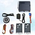 thumbnail image 1 of Raindrops Engine Start Car Vibration Alarm with Ignition Push Remote Control Auto Anti-Theft System 12 V Starter Stop, 1 of 7