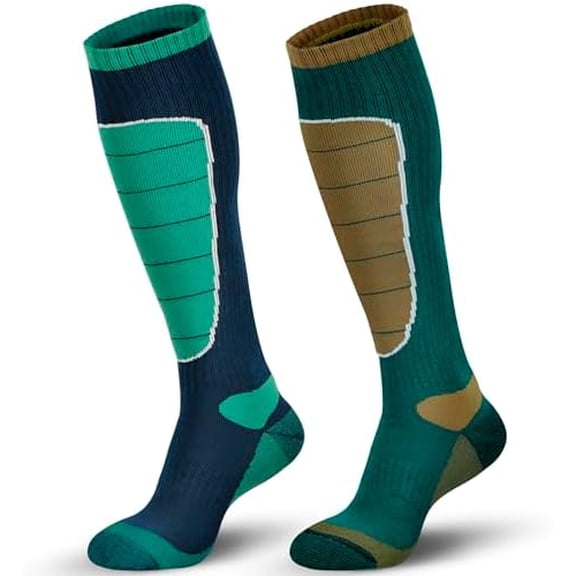 Merino Wool Ski Socks, Cold Weather Socks for Snowboarding, Snow, Winter, Thermal Knee-high Warm Socks, Hunting