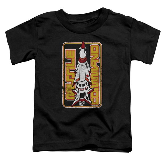 Atari Missile S/S Toddler T-Shirt Black