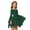 00-Green27, variant on WOYY Toddler Girls Off The Shoulder Medieval Dress Bell Sleeve Asymmetrical Swing Dresses