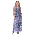 thumbnail image 2 of Womens Paisley Print Maxi Dress, 2 of 5
