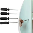 thumbnail image 2 of Wuweikeji 2 Pcs Precision Screwdriver Set Mini Slotted Cross Screwdriver 4mm Home DIY Hand Repair Tools Multi-Function Non-slip Screw Drive-Screwdriver, 2 of 11