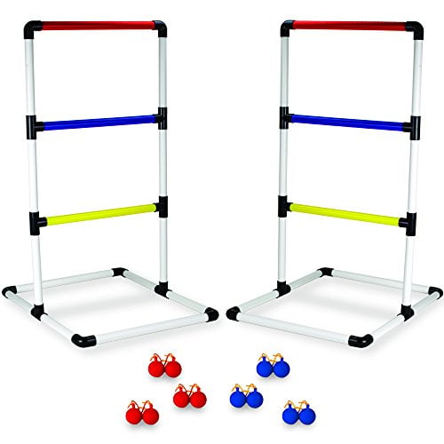 Crown Sporting Goods Indoor/Outdoor Ladderball Set with Carrying Case