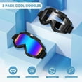 thumbnail image 5 of Dirt Bike Goggles Motorcycle Goggles 2 Pack Atv Goggles Riding Goggles Ski Goggles Windproof Glasses Racing Goggles For Adults Men Women Youth Kids Winter Sports Equipment, 5 of 6