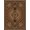 Brown, Pattern 10, variant on ODIKA 8'x10' Washable Area Rug Throw Aged Large Geometric Symmetrical Border Couch Checkered for Dining Room, Office, Lounge, Non-Slip Chair-Friendly Mat