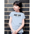 thumbnail image 2 of Amour Je'taime Paris T-Shirt Juniors -Image by Shutterstock,  x-Large, 2 of 4