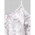 thumbnail image 3 of Camiseta de Talla Extra Degradado con Hombros Al Aire Rosegal  Camisetas tallas grandes, 3 of 5