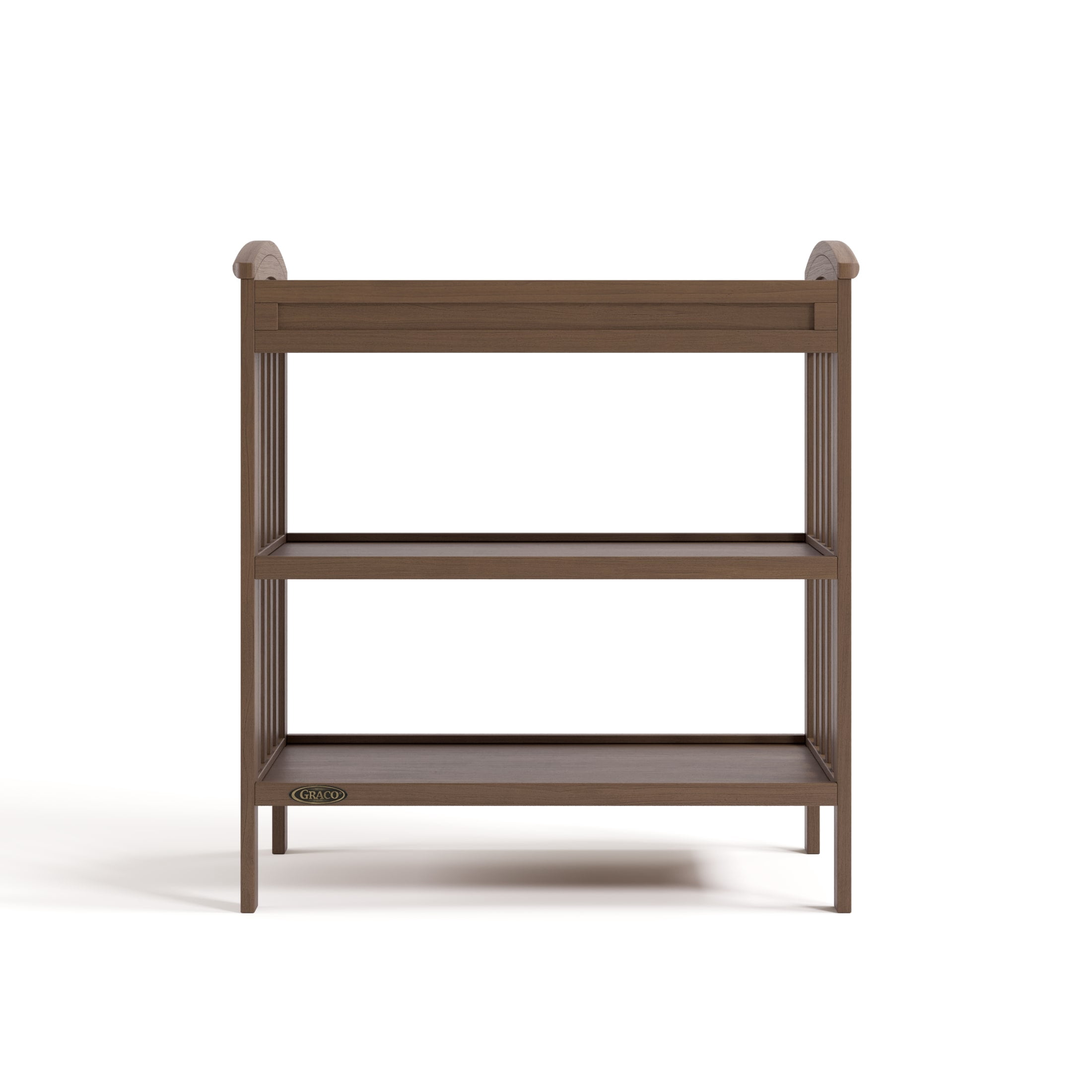Graco Benton Infant Changing Table with Bonus Water-Resistant Changing Pad, Hazelnut