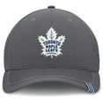 thumbnail image 2 of Men's Fanatics Gray Toronto Maple Leafs Clincher Team Stripes Flex Hat, 2 of 5